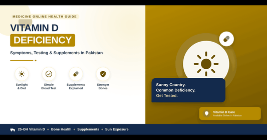 Vitamin D Deficiency in Pakistan: Symptoms, Testing and Supplements