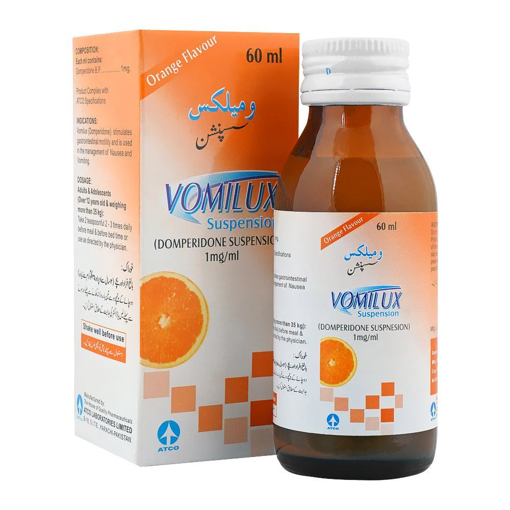 Vomilux 60Ml Suspension 5Mg/5Ml