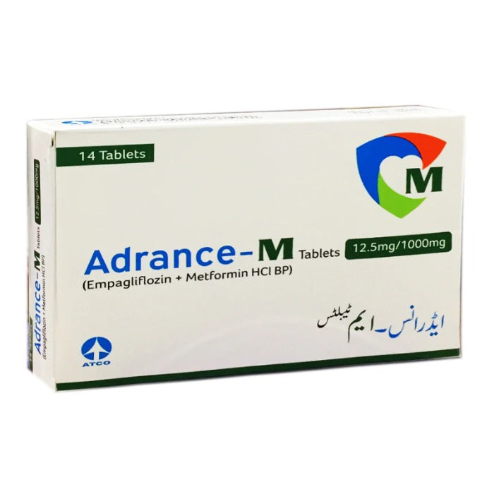 Adrance-M Tablets 12.5Mg/1000Mg