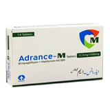 Adrance-M Tablets 12.5Mg/1000Mg