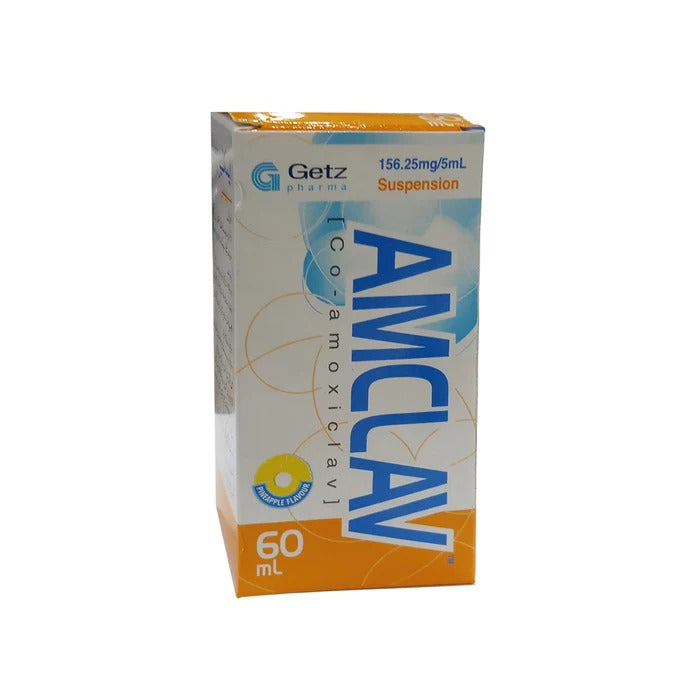 Amclav 60Ml Suspension 156.25Mg/5Ml
