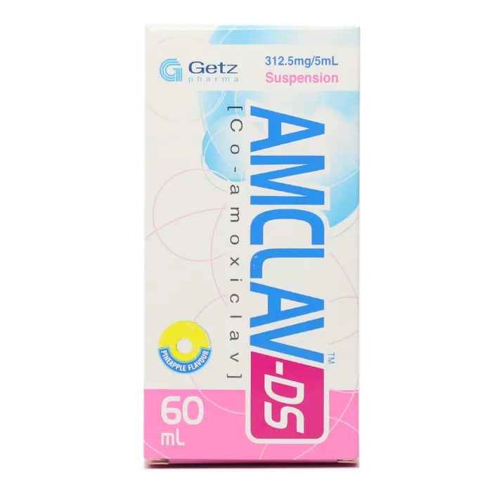 Amclav Ds 60Ml Suspension 312.5Mg/5Ml