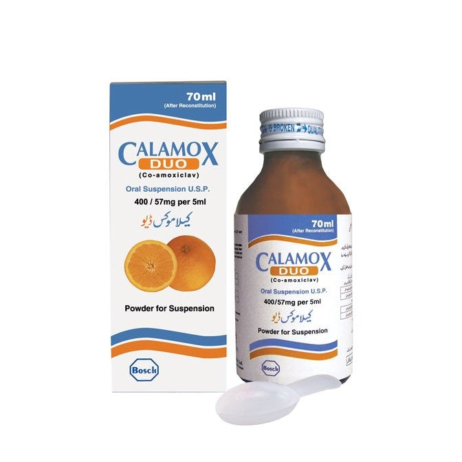 Calamox Duo 70Ml Suspension 400Mg/57Ml