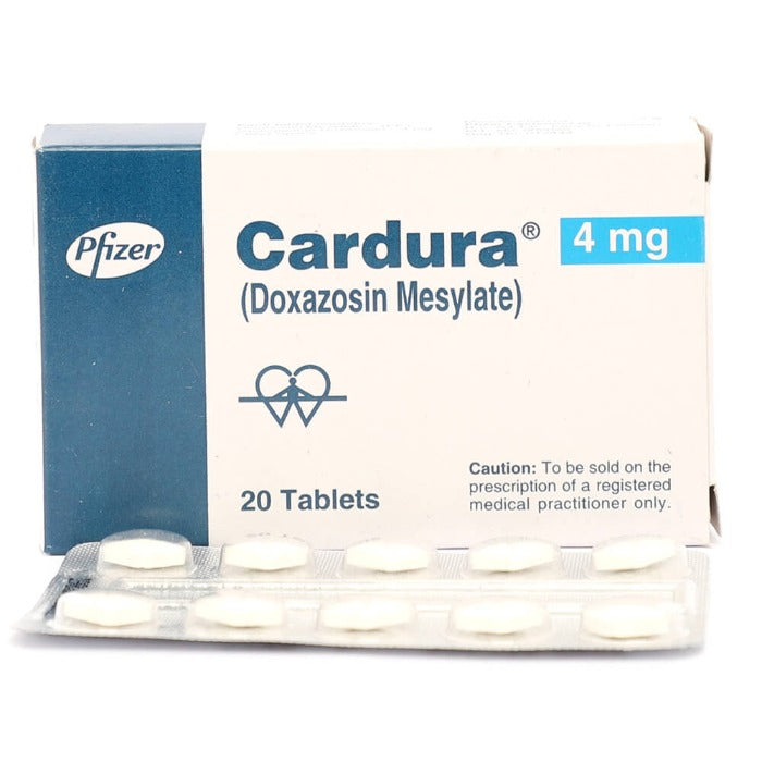 Cardura Tablets 4Mg