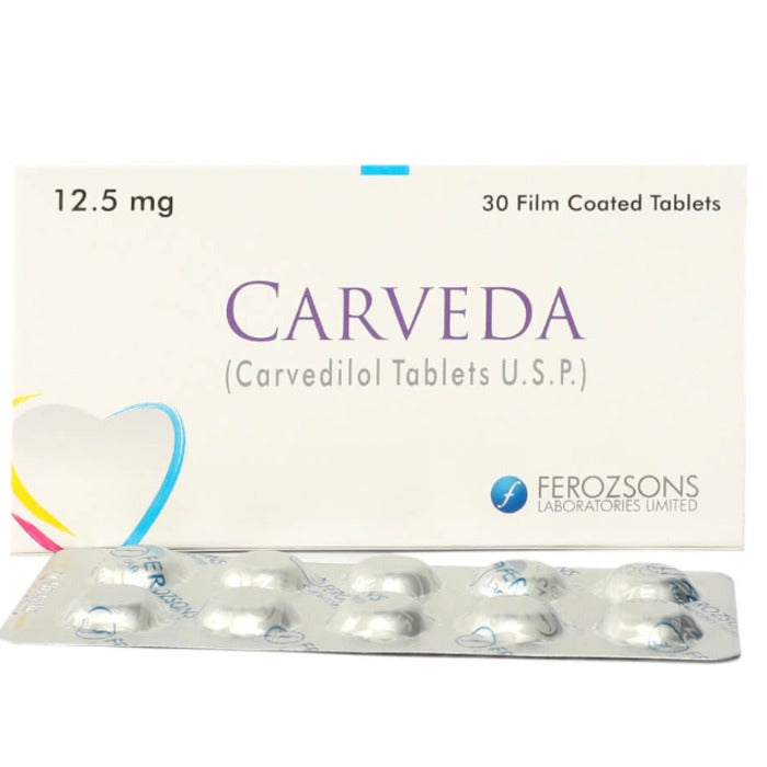 Carveda Tablets 12.5Mg