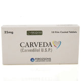 Carveda Tablets 25Mg