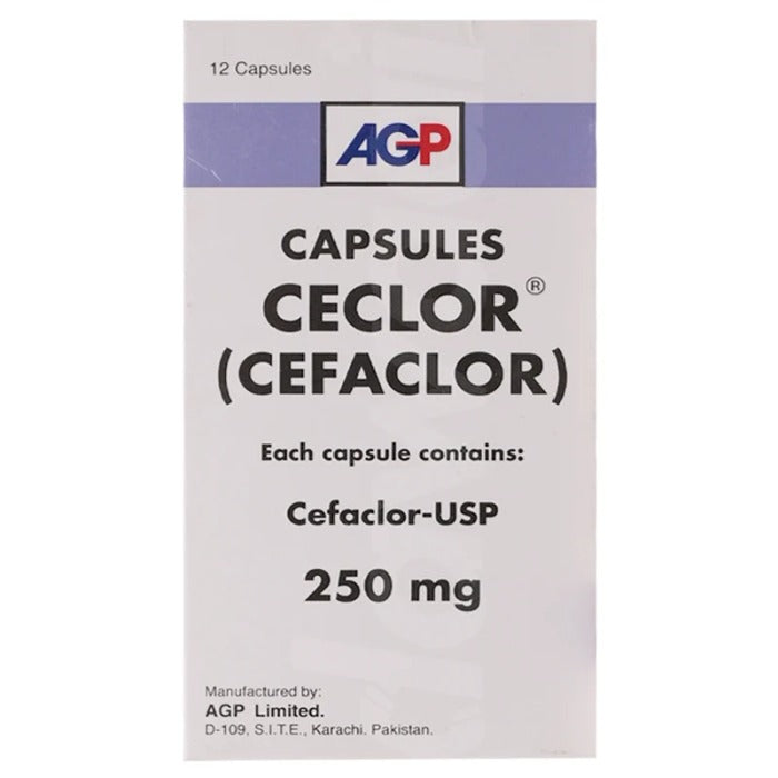 Ceclor Capsules 250Mg