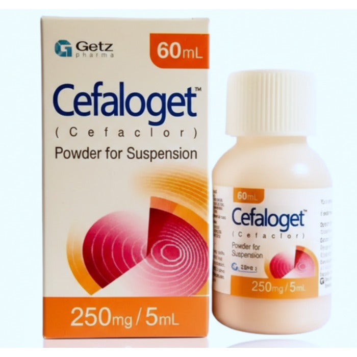Cefaloget 60Ml Oral Suspension 250Mg/5Ml