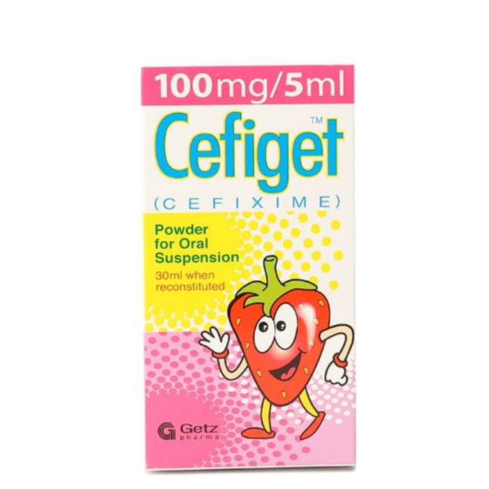 Cefiget 30Ml Suspension 100Mg/5Ml