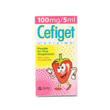 Cefiget 60Ml Suspension 100Mg/5Ml