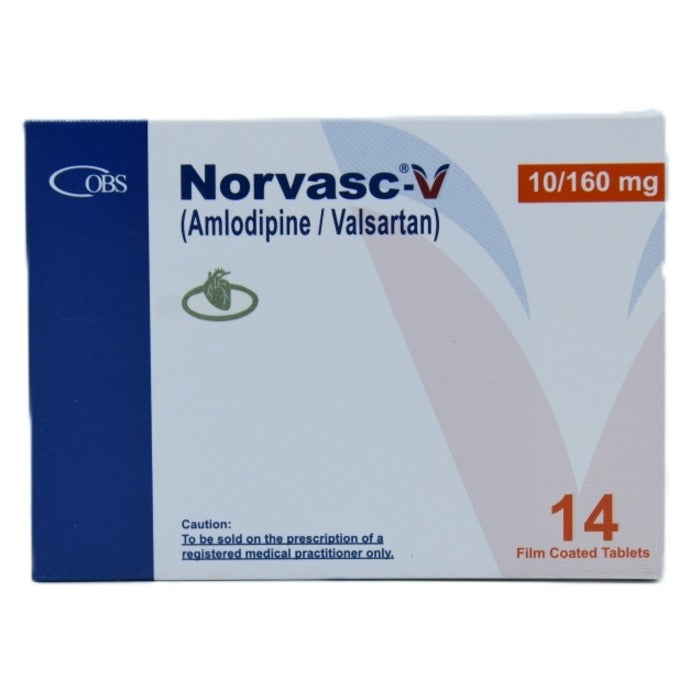 Norvasc-V Tablets 10Mg/160Mg