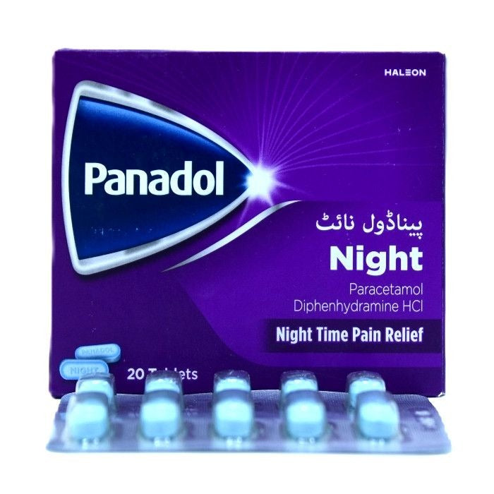 Panadol Night Tablets 500Mg+25Mg
