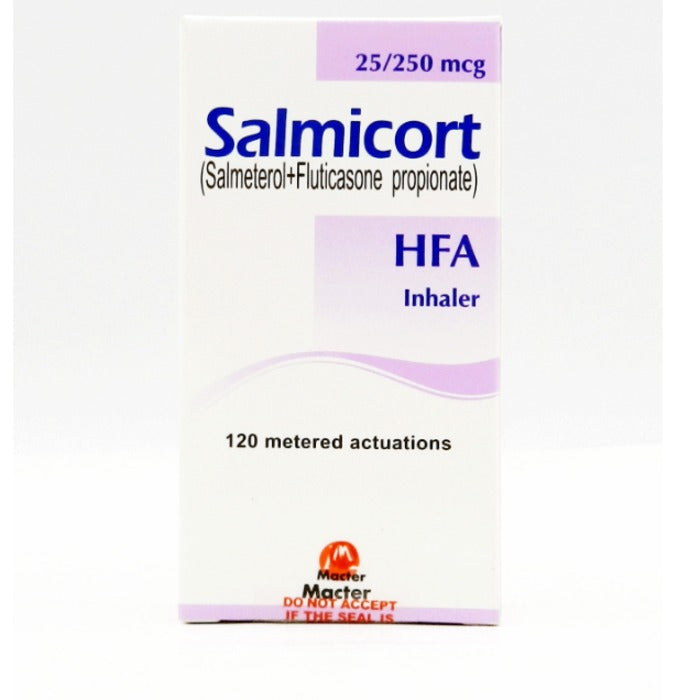 Salmicort Hfa Inhaler 25/250Mcg