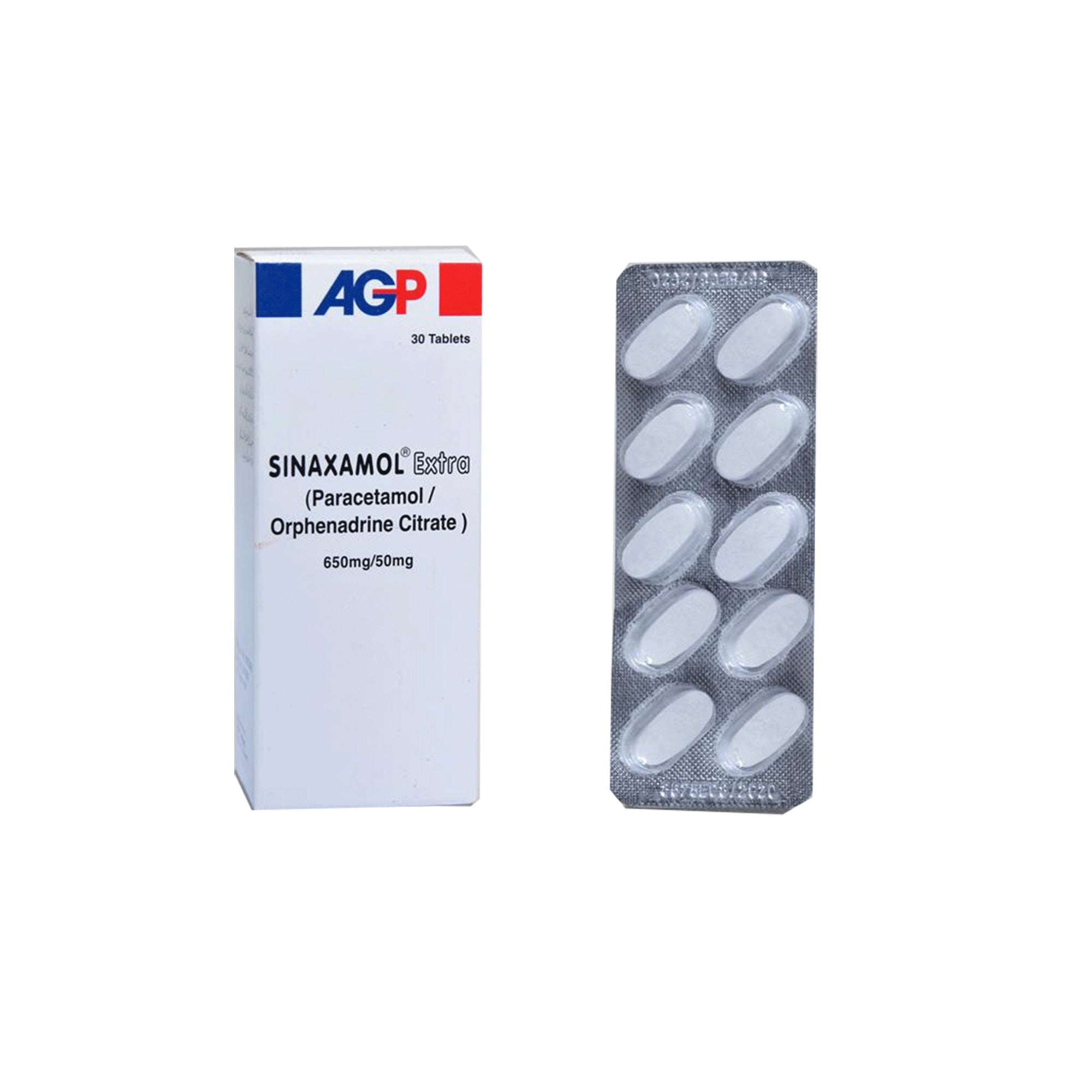 Sinaxamol Extra Tablets 650Mg/50Mg