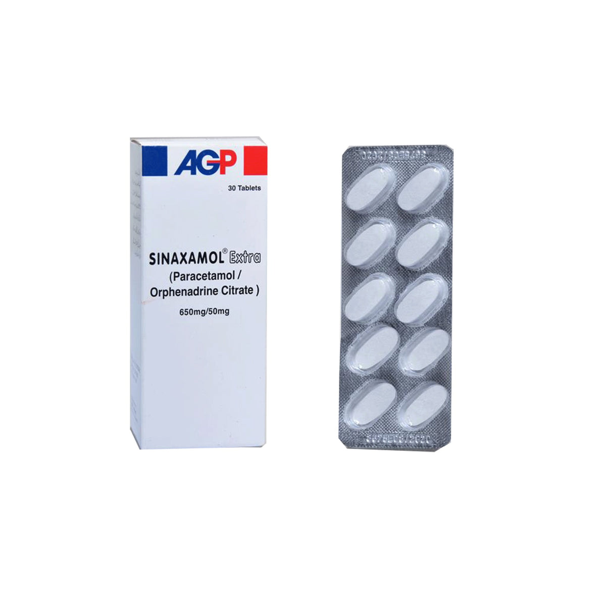 Sinaxamol Extra Tablets 650Mg/50Mg