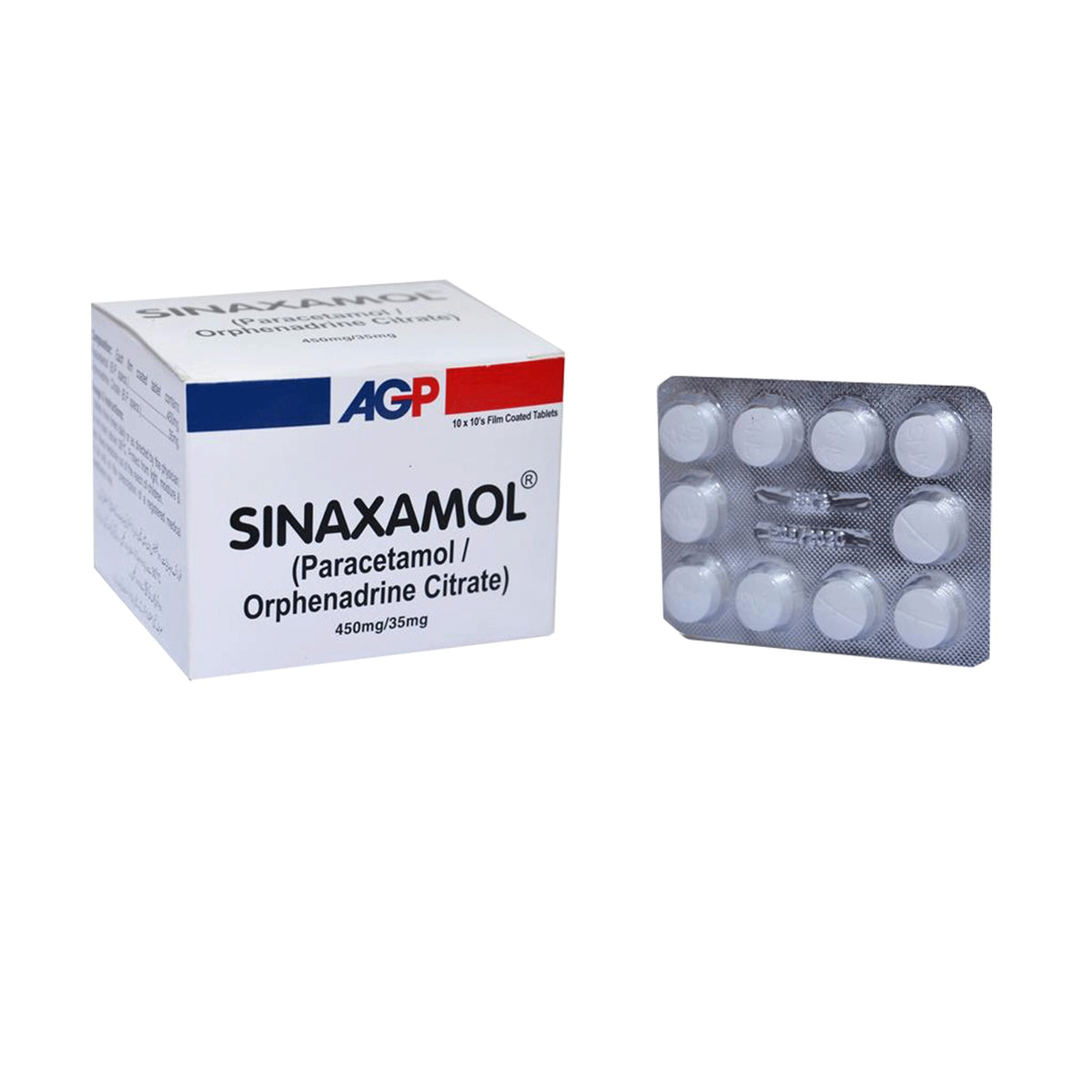 Sinaxamol Tablets 450Mg/35Mg