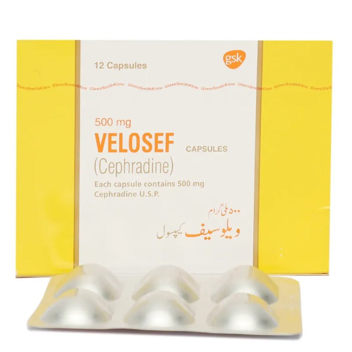 Velosef Capsules 500Mg