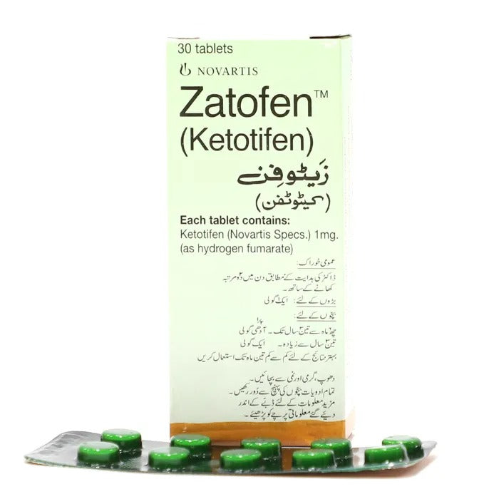 Zatofen Tablets 1Mg