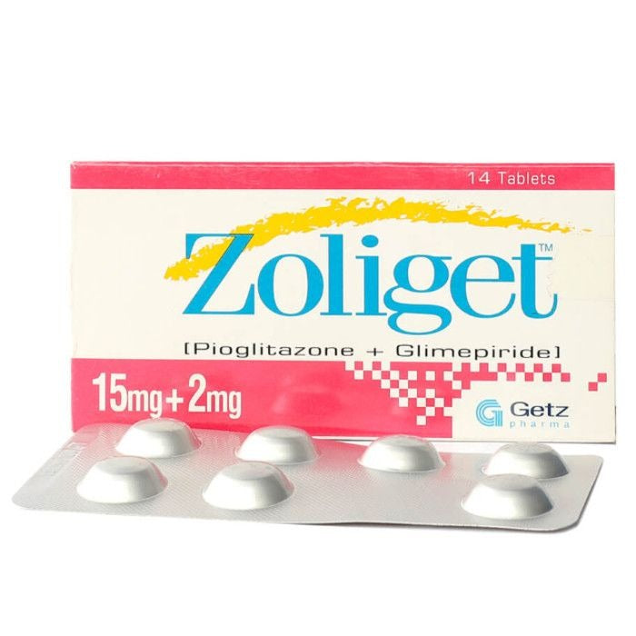 Zoliget Tablets 15Mg/2Mg