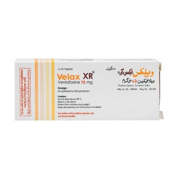 Velax Xr Tablets 75Mg (1 Box = 1 Strip)(1 Strip = 10 Tablets)