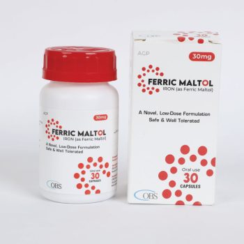 Ferric Maltol Capsules 30Mg (1 Bottle = 30 Capsules)