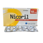 Nicoril Tablets 10Mg (1 Box = 1 Strip)(1 Strip = 10 Tablets)