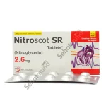Nitroscot Tablets 2.6Mg (1 Box = 3 Strips) (1 Strip = 10 Tablets)
