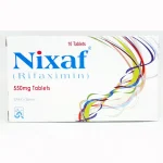 Nixaf Tablets 550Mg (1 Box = 1 Strip)(1 Strip = 10 Tablets)