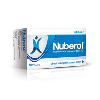 Nuberol Tablets 450Mg/35Mg (1 Box = 10 Strips) (1 Strip = 10 Tablets)