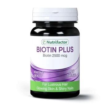 Nutrifactor Biotin Plus Tablets  (1 Bottle =  120 Tablets)