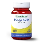 Nutrifactor Folic Acid Tablets 400Mcg  (1 Bottle = 60 Tablets)