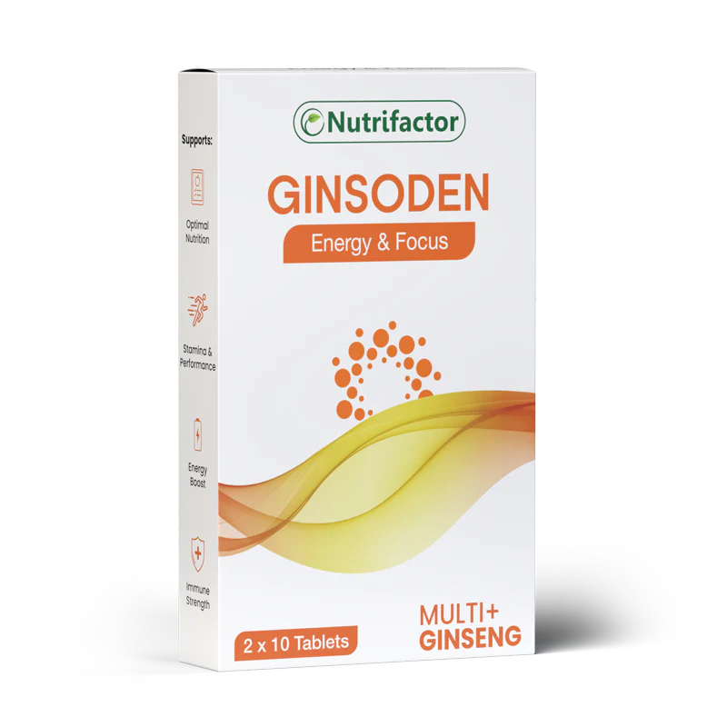 Nutrifactor Ginsoden Tablets 20s