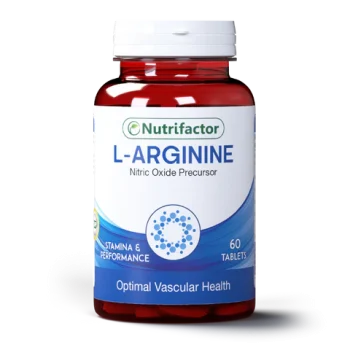 Nutrifactor L-Arginine Tablets (1 Bottle = 60 Tablets)