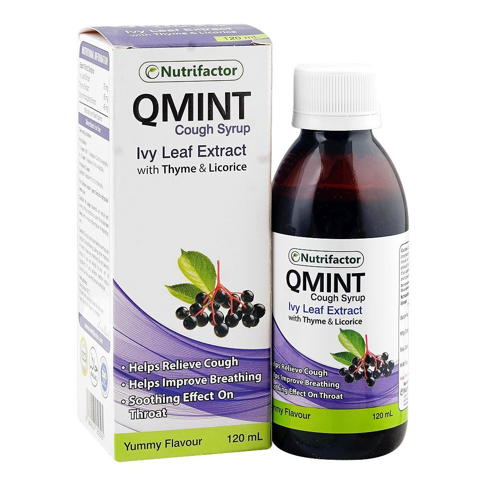Nutrifactor Qmint Cough Syrup 120Ml