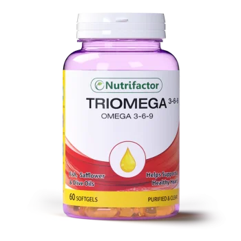 Nutrifactor Triomega 3.6.9 Softgels   (1 Bottle = 60 Softgel Capsules)
