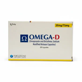 Omega-D Capsules 20Mg/75Mg (1 Box = 20 Tablets)