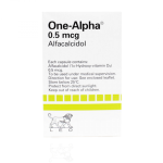 One-Alpha Capsules 0.5 Mcg (1 Strip = 10 Capsules)