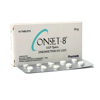 Onset Tablets 8Mg (1 Box = 1 Strip)(1 Strip = 10 Tablets)