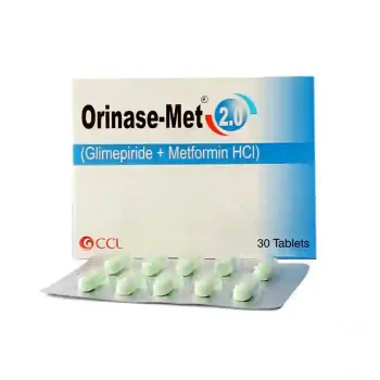 Orinase-Met Tablets 2/500Mg (1 Strip = 10 Tablets)
