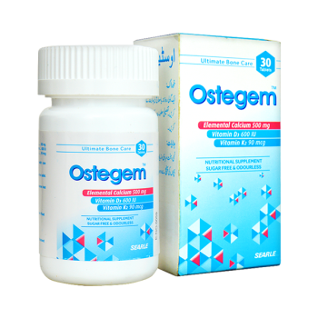 Ostegem Od Tablets 500Mg/600Iu/90Mcg (1 Bottle = 30 Tablets)