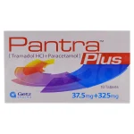 Pantra Plus Tablets 37.5Mg/325Mg (1 Box = 1 Strip)(1 Strip = 10 Tablets)
