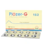 Piozer-G Tablets 15Mg/2Mg (1 Box = 1 Strip)(1 Strip = 10 Tablets)