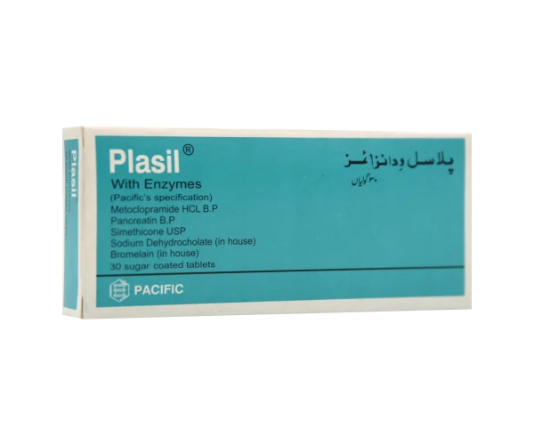 Plasil with enzyme
