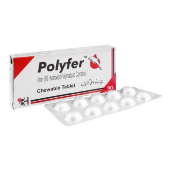 Polyfer Fa Chewable Tablets (1 Box = 1 Strip)(1 Strip = 10 Tablets)