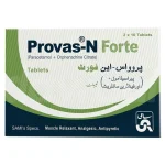 Provas-N Forte Tablets 650Mg/50Mg (1 Box = 2 Strips) (1 Strip = 10 Tablets)