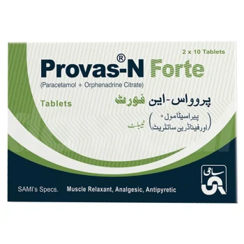 Provas-N Forte Tablets 650Mg/50Mg (1 Box = 2 Strips) (1 Strip = 10 Tablets)