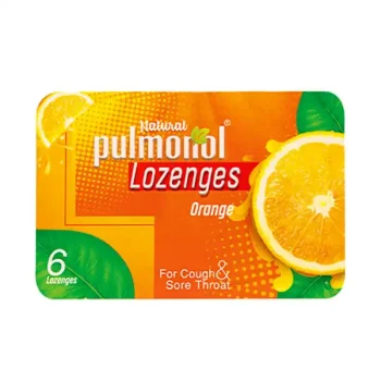 Pulmonol Flavour Orange Lozenges  (1 Box = 6 Lozenges)