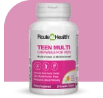 Route 2 Health Teen Multi For Her Chewable Tablets  (1 Bottle = 30 Tablets)