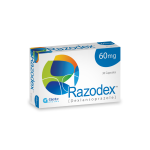 Razodex Capsules 60Mg (1 Box = 3 Strips) (1 Strip = 10 Capsules)