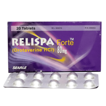 Relispa Forte Tablets 80Mg (1 Strip = 10 Tablets)